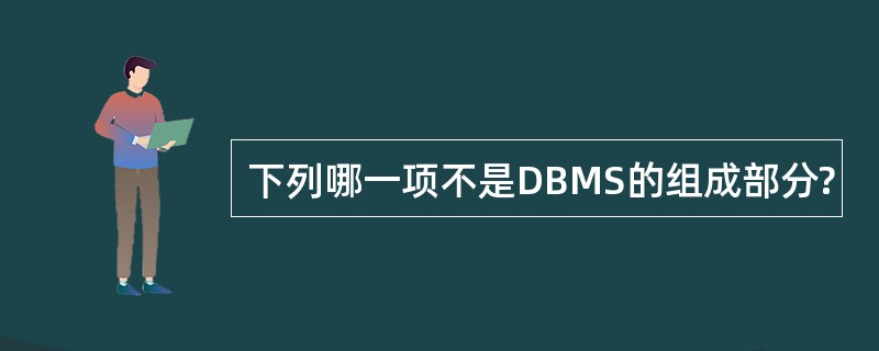 下列哪一项不是DBMS的组成部分?