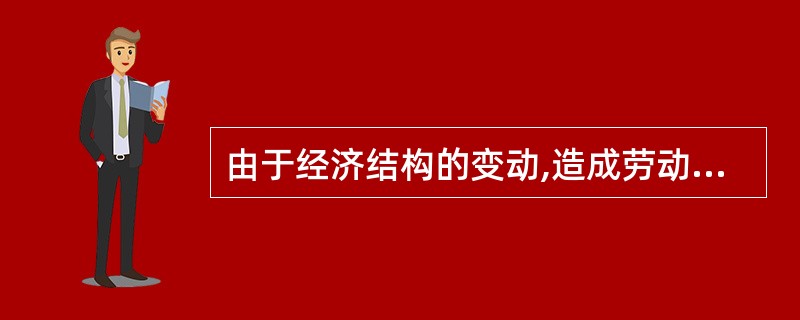 由于经济结构的变动,造成劳动力供求结构上的失衡所引致的失业称为( )。