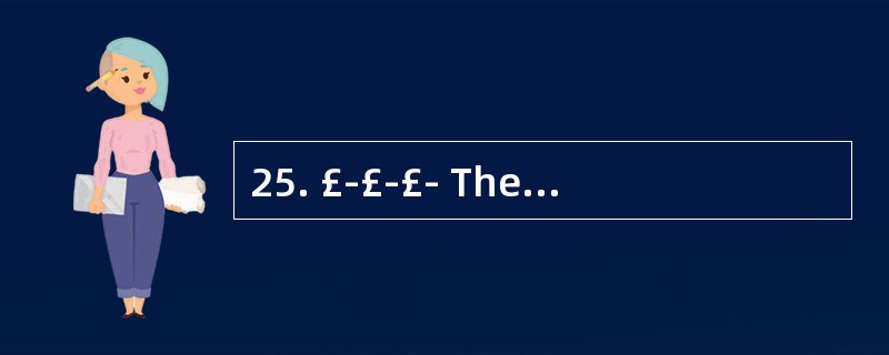 25. £­£­£­ The light in the office is st