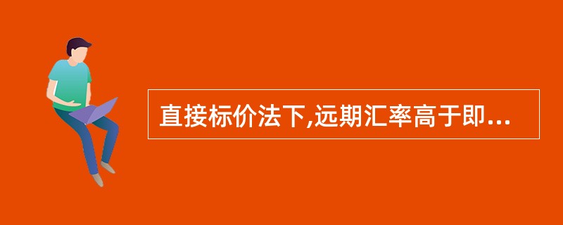 直接标价法下,远期汇率高于即期汇率的差额叫做____。