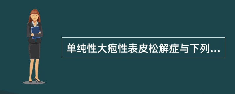 单纯性大疱性表皮松解症与下列相关的是（）