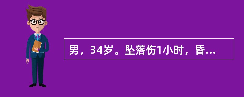 男，34岁。坠落伤1小时，昏迷，呼吸困难。左侧胸壁大面积软化，两肺大量痰鸣音，血