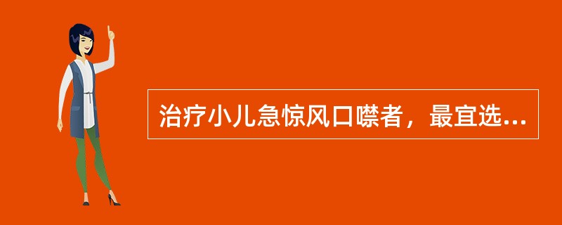 治疗小儿急惊风口噤者，最宜选用（）。