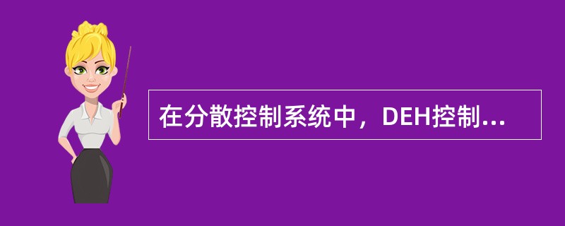 在分散控制系统中，DEH控制调门的卡为（）。