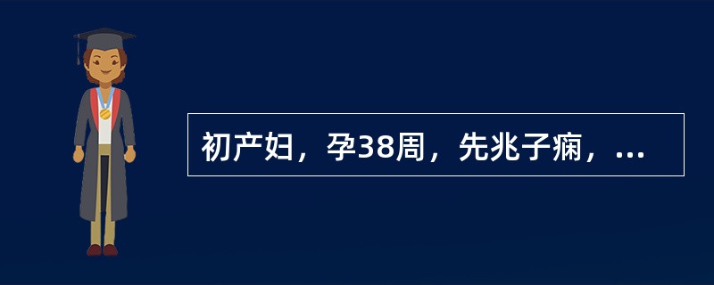 初产妇，孕38周，先兆子痫，破膜24小时后缩宫素引产无效行剖宫产，术后13天述下