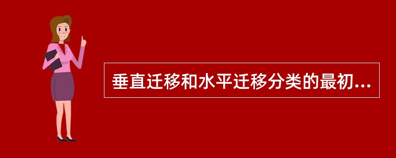 垂直迁移和水平迁移分类的最初提出者是（）。