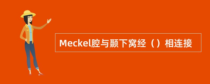 Meckel腔与颞下窝经（）相连接