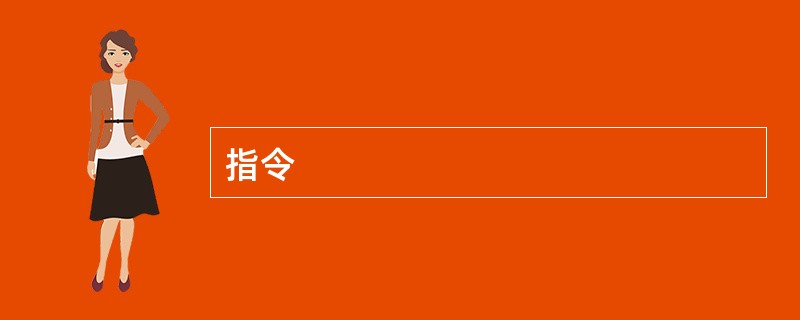 指令