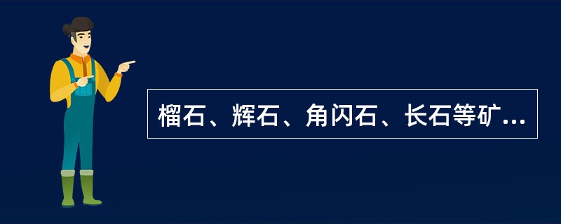 榴石、辉石、角闪石、长石等矿物的REE组成特征分别是什么？