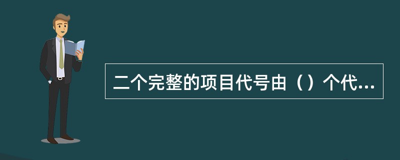 二个完整的项目代号由（）个代号段组成。