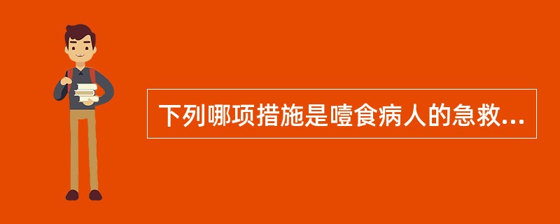 下列哪项措施是噎食病人的急救处理的第一急救措施（）