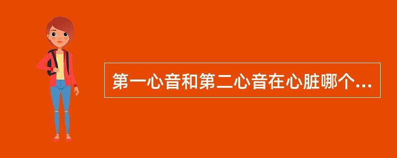 第一心音和第二心音在心脏哪个部位听诊最清晰？