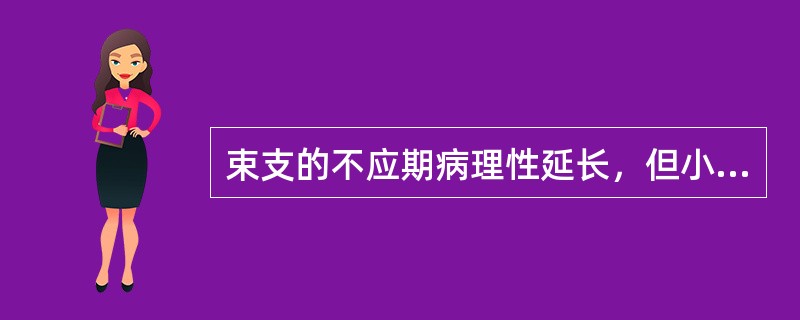 束支的不应期病理性延长，但小于PP间距，在心率增快时出现的束支阻滞应诊断为（）。