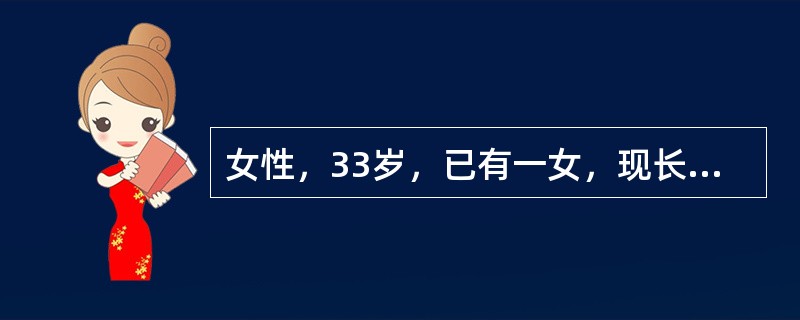 女性，33岁，已有一女，现长期偏头痛，计划长期避孕，前来计划生育门诊咨询。可以采