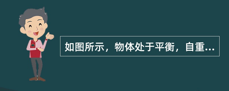 如图所示，物体处于平衡，自重不计，接触处是光滑的，图中所画受力图是（）。