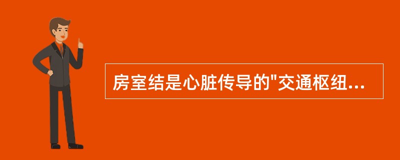 房室结是心脏传导的"交通枢纽"，其位置及功能非常重要。关于房室结的描述，正确的是