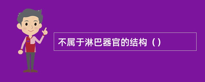不属于淋巴器官的结构（）
