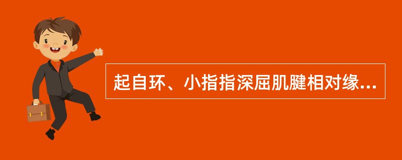 起自环、小指指深屈肌腱相对缘，止于第2～5指第一节指骨背面及指背腱膜的肌是（）