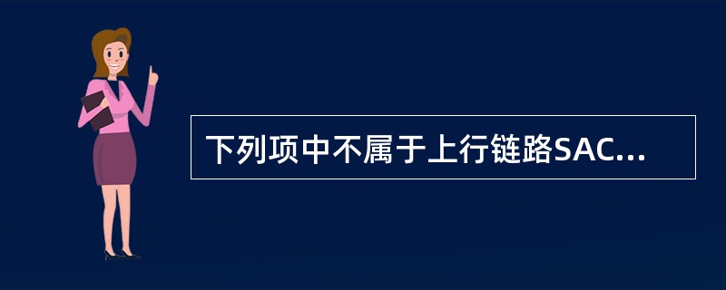 下列项中不属于上行链路SACCH承载有关的是（）。