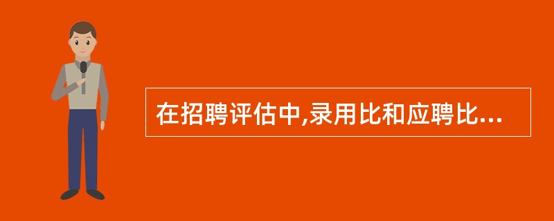 在招聘评估中,录用比和应聘比在一定程度上反映录用人员的( ) (A) 数量 (B