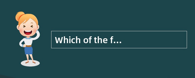 Which of the following is NOT included i