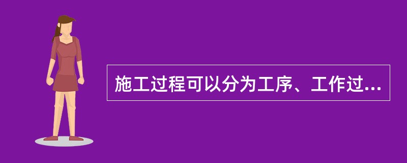 施工过程可以分为工序、工作过程和综合工作过程,其分类标准是()。
