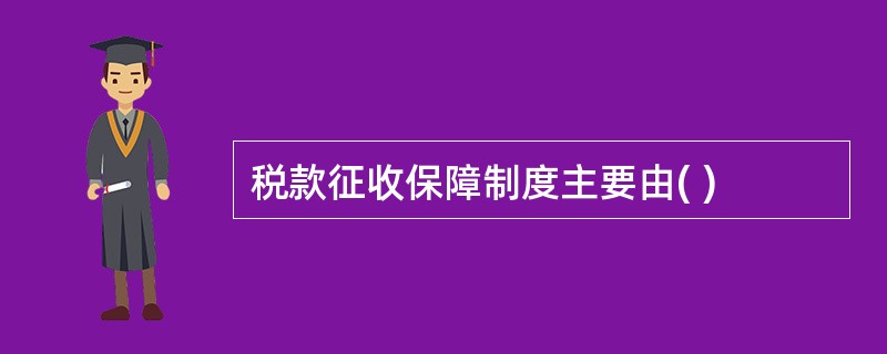 税款征收保障制度主要由( )