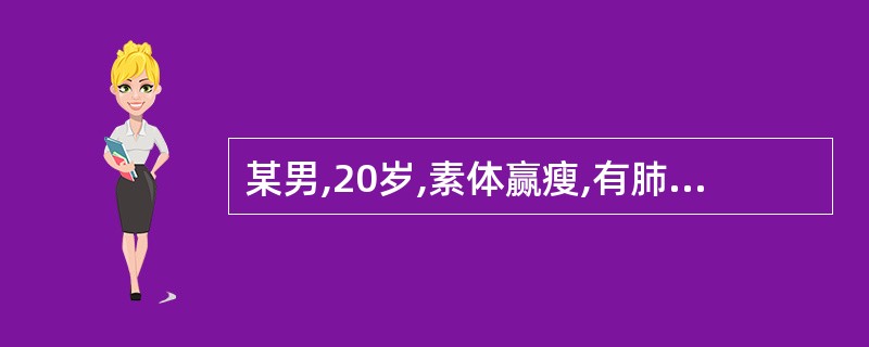 某男,20岁,素体赢瘦,有肺结核病史,半年前出现左侧睾丸部酸胀隐痛,阴囊发凉。触