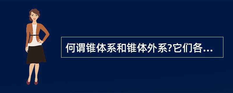 何谓锥体系和锥体外系?它们各有何生理作用?