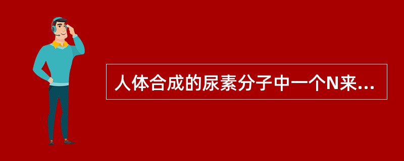 人体合成的尿素分子中一个N来自NHa,另一个N来自( )。
