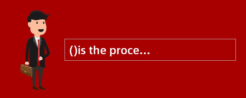 ()is the process of determining. documen