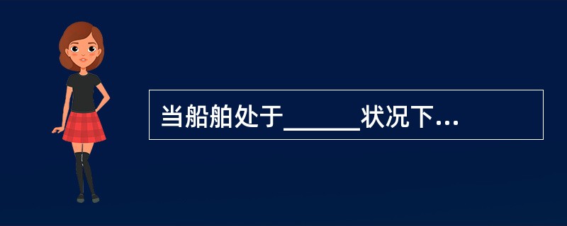 当船舶处于______状况下,船长应决定采取与保安等级相适应的船舶保安监控措施。