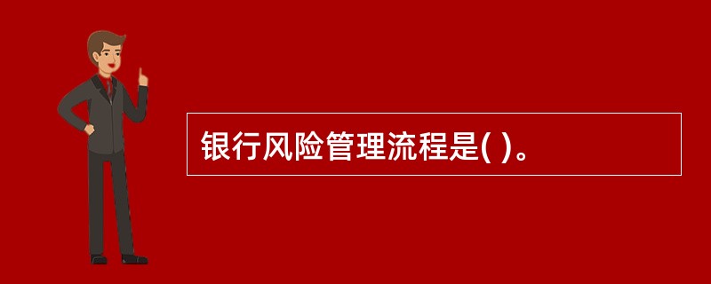 银行风险管理流程是( )。