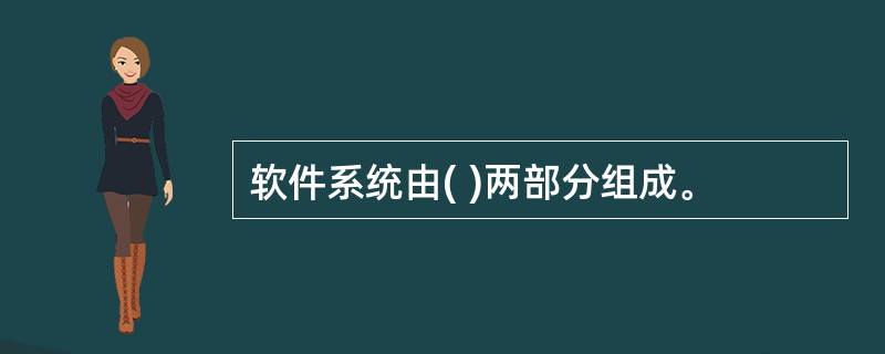 软件系统由( )两部分组成。