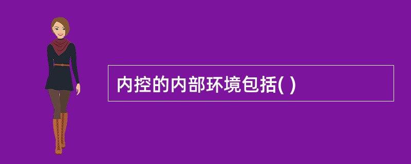 内控的内部环境包括( )