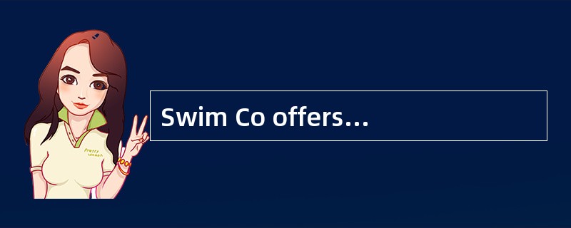 Swim Co offers training courses to athle