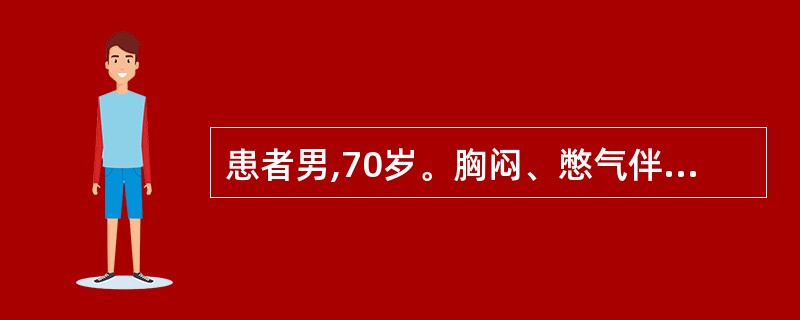 患者男,70岁。胸闷、憋气伴双下肢水肿、食欲减退2周,为改善水肿状况,给予呋塞米