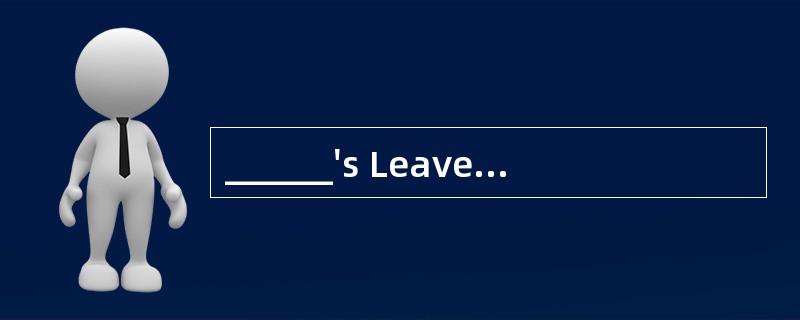 ______'s Leaves of Grass is a collection