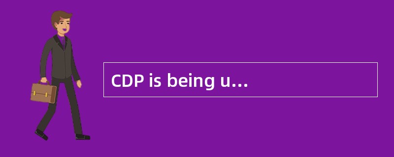 CDP is being used throughout the Ezonexa