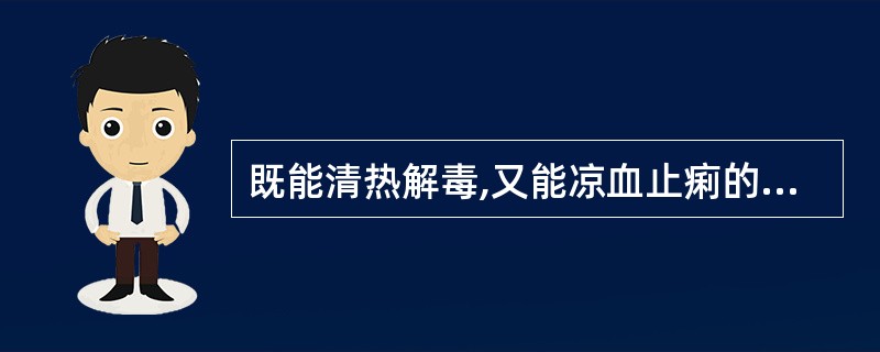 既能清热解毒,又能凉血止痢的药物有A、白头翁B、马齿苋C、金银花D、鸦胆子E、葛