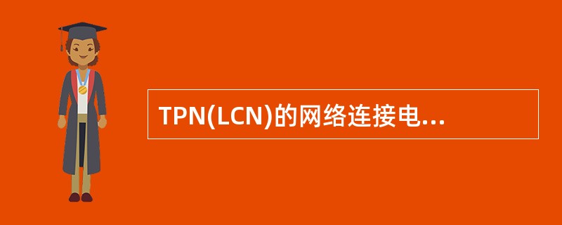 TPN(LCN)的网络连接电缆是()电缆,采用()设置,网络拓扑结构是(),通讯