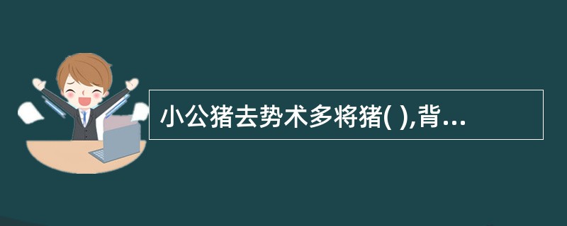 小公猪去势术多将猪( ),背向术者保定A、左侧横卧B、右侧横卧C、仰卧D、倒提E