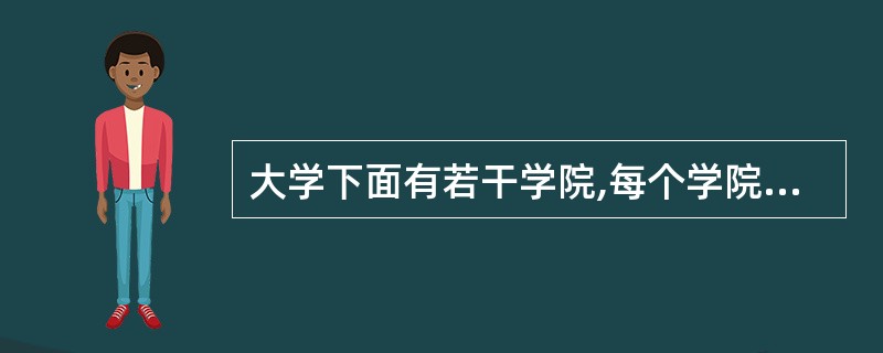 大学下面有若干学院,每个学院有一名院长(不可兼任),则实体学院和院长的联系是()