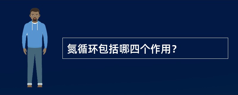 氮循环包括哪四个作用？