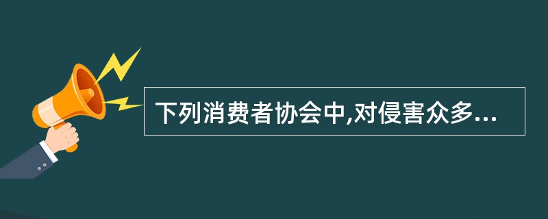 下列消费者协会中,对侵害众多消费者合法权益的行为,可以代表消费者向人民法院提起诉
