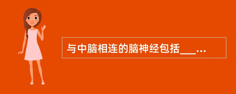 与中脑相连的脑神经包括____和____。