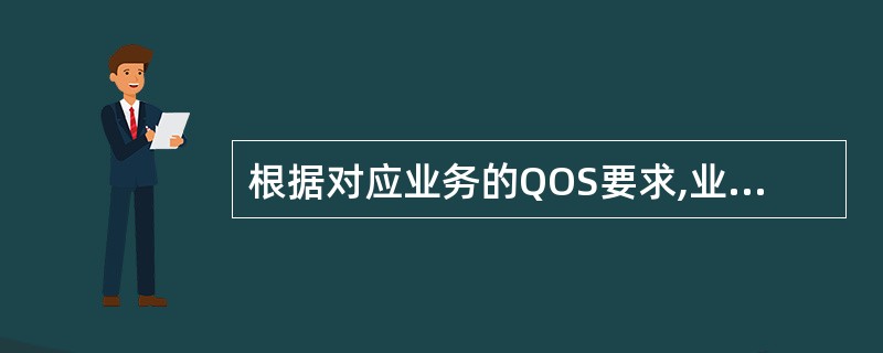 根据对应业务的QOS要求,业务承载可以分为最小保证速率和最大保证速率两种。()