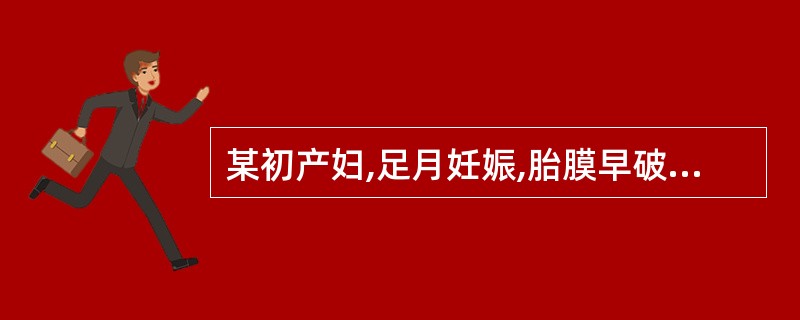 某初产妇,足月妊娠,胎膜早破,自然分娩后第3天,体温38.8℃,下腹痛,恶露血腥