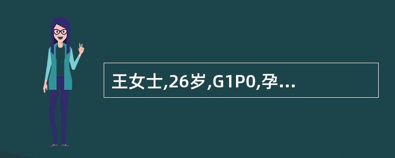 王女士,26岁,G1P0,孕32周,因有不规律宫缩,有少量阴道流血来院就诊,胎心