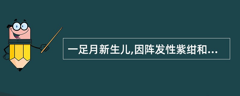 一足月新生儿,因阵发性紫绀和呼吸暂停,于生后48小时来诊,下列哪项诊断最不可能